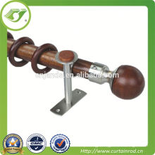 folding curtain rod,european style wooden curtain rod